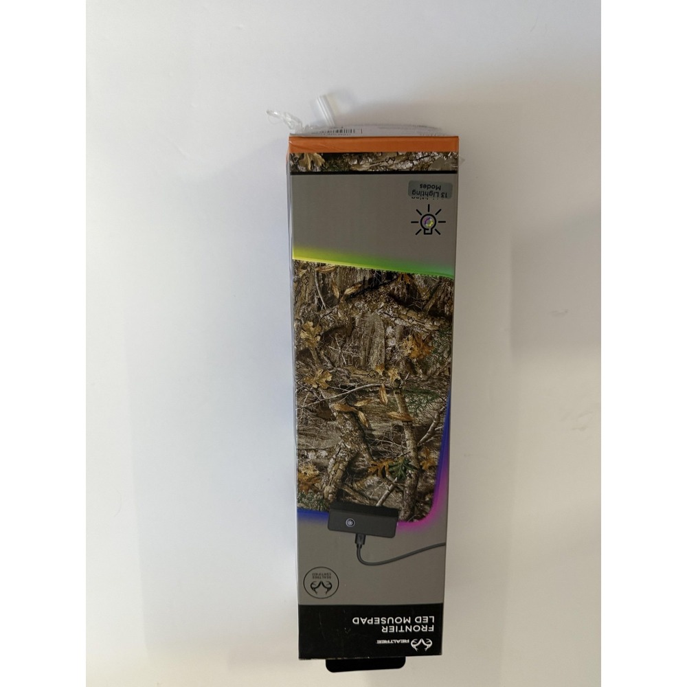 Realtree Frontier LED Mousepad RGB Lighting 13 Modes Camouflage Gaming Desk‎ Mat